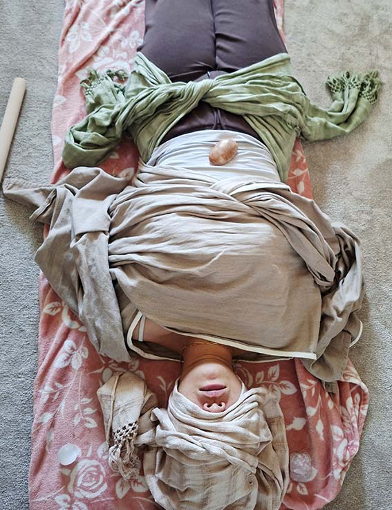 Soin rebozo, resserrage du corps